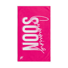 Cumming Soon Plain Signature Pink Cum Towel