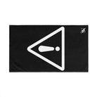 Black and White Caution | Mix & Match Classic Fun-Flirty Lovers’ Towels