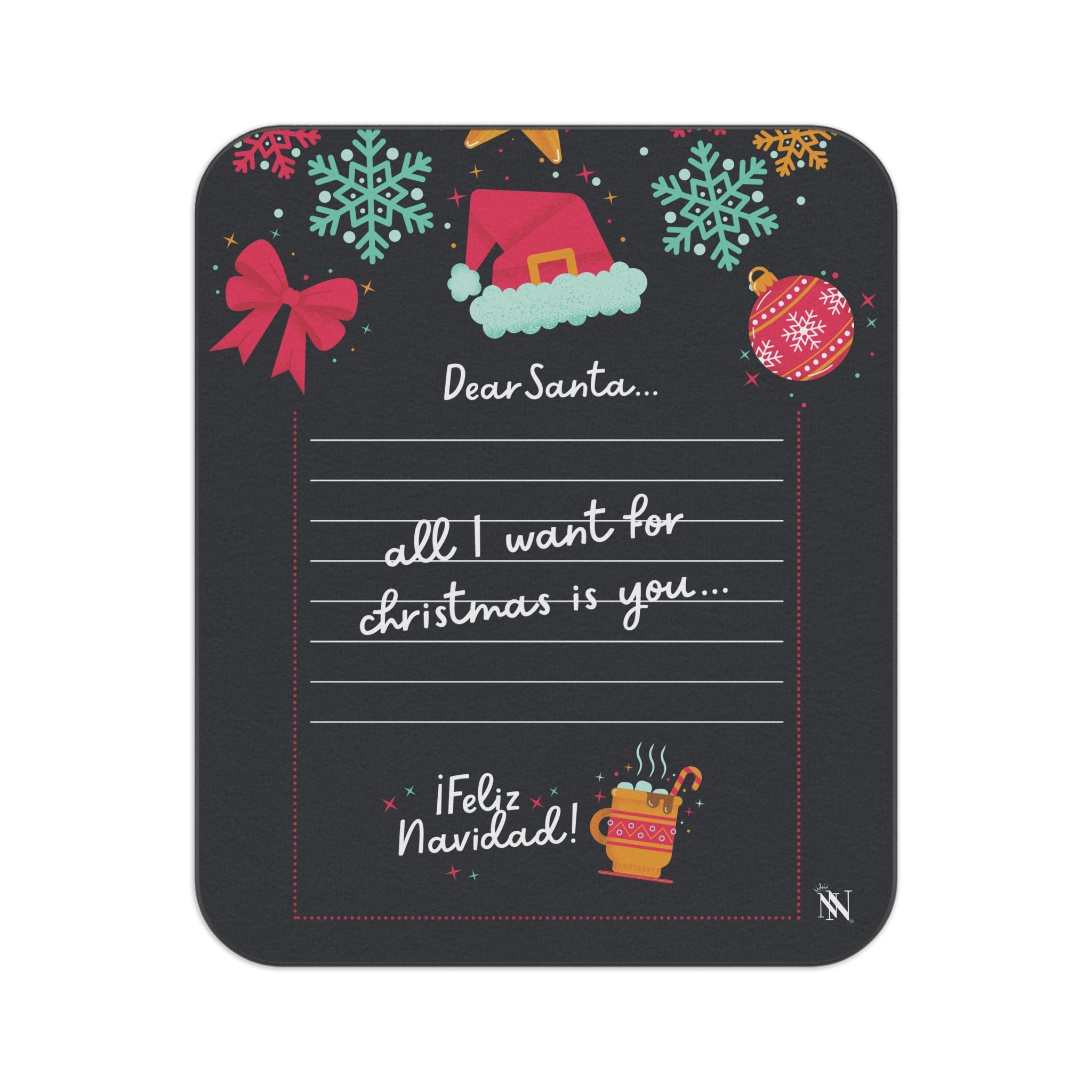 Dear Santa | Mix Match Fun-Flirty Lovers’ Water-Resistant Blankets