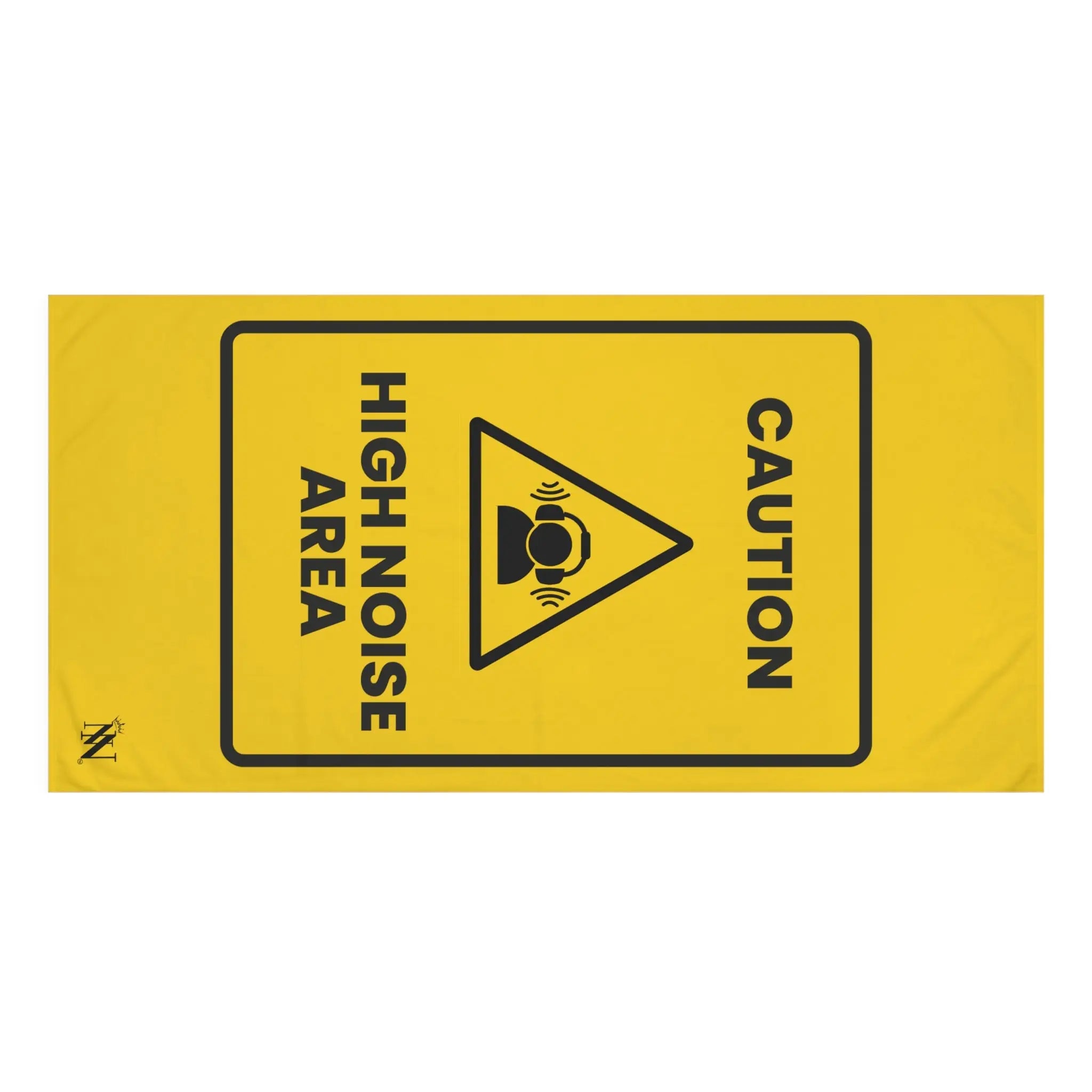 Caution High Noise Area | Mix & Match XL Fun-Flirty Lovers’ Towels