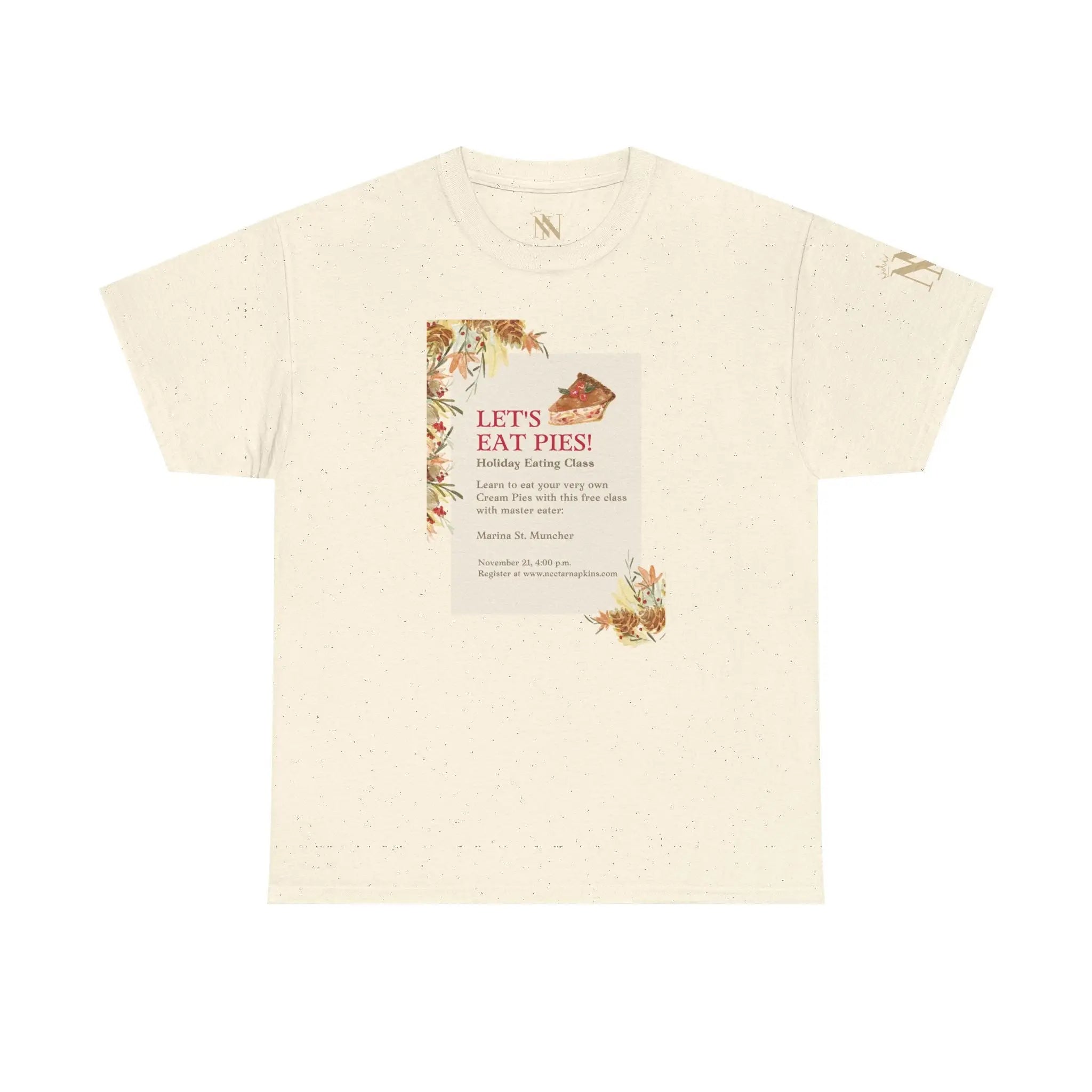 Let’s Eat Pies | Mix & Match 100% Cotton Unisex Fun-Flirty Lovers’ Tees