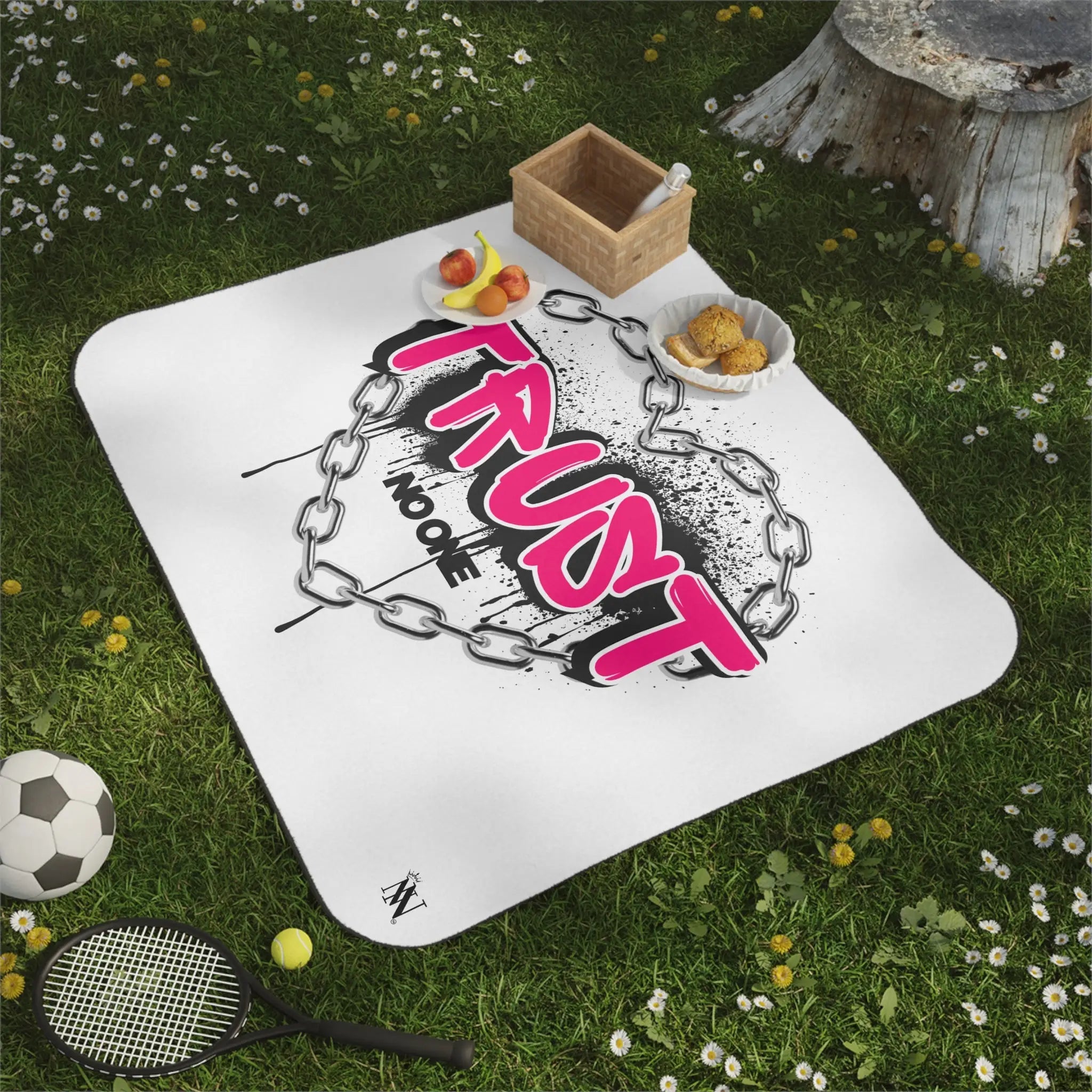 Trust No One Couple Friendly Water-Resistant Sex Blanket