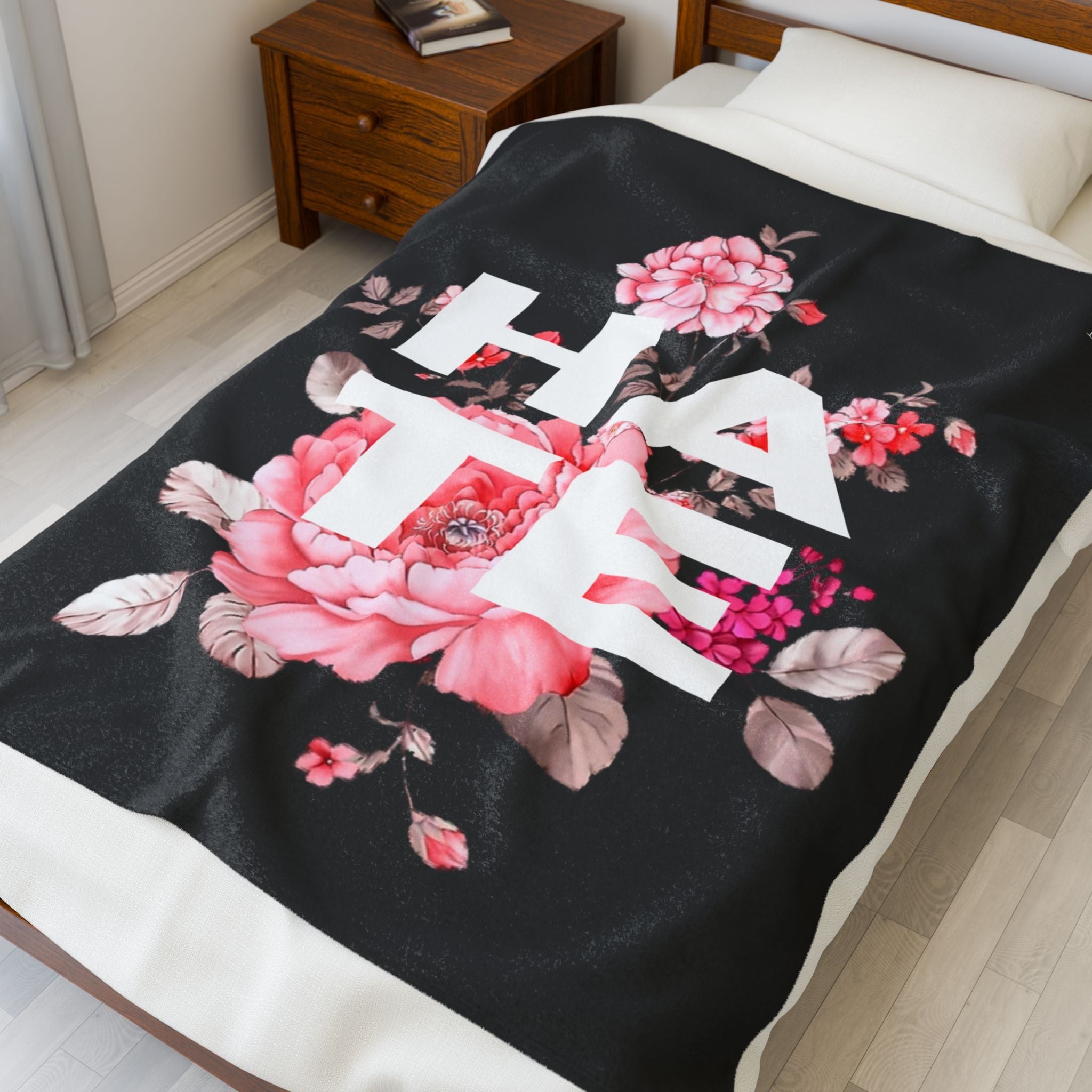 Floral Hate | Mix & Match Soft Fun-Flirty Lovers’ Blankets