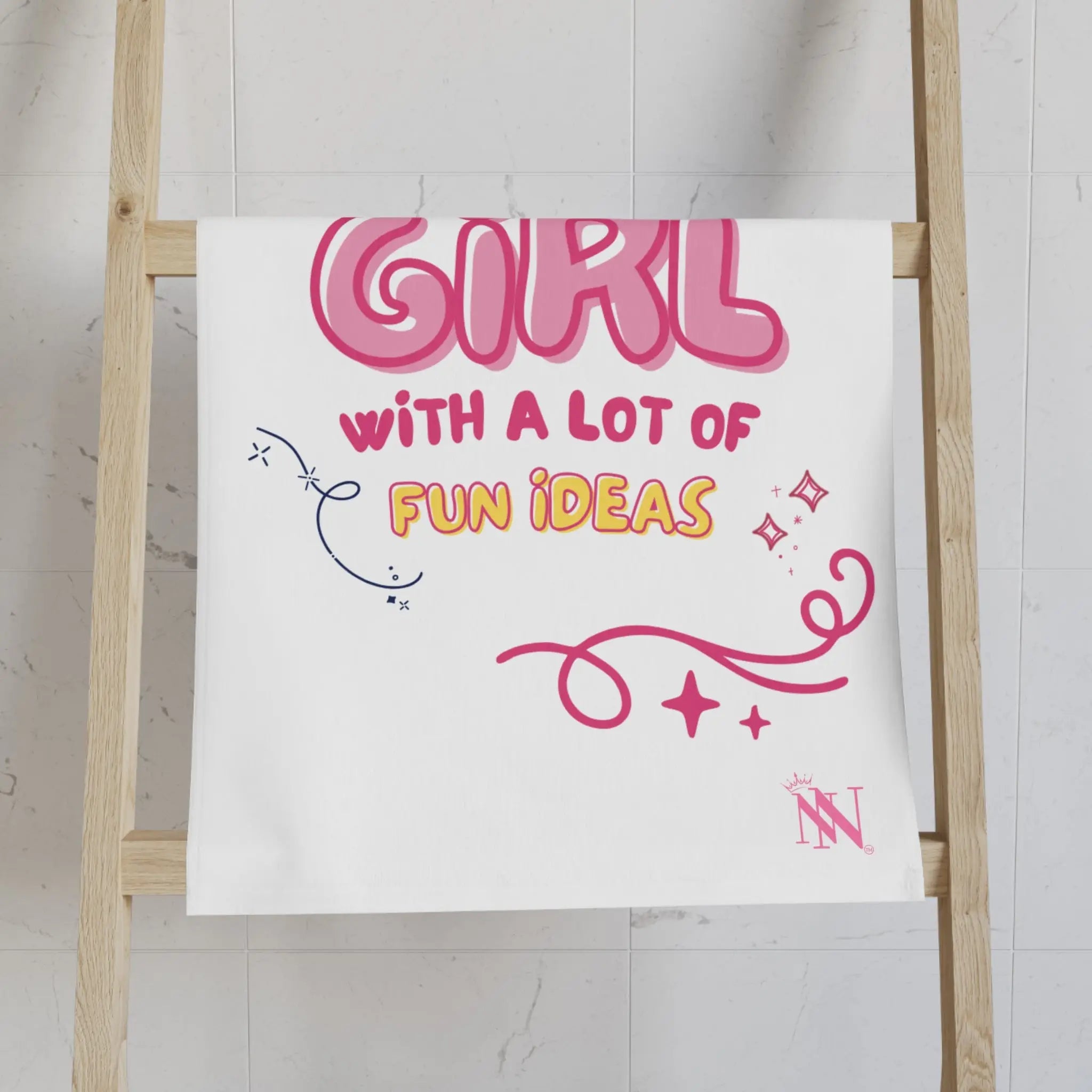 Just a Girl Fun Ideas Cum Towel