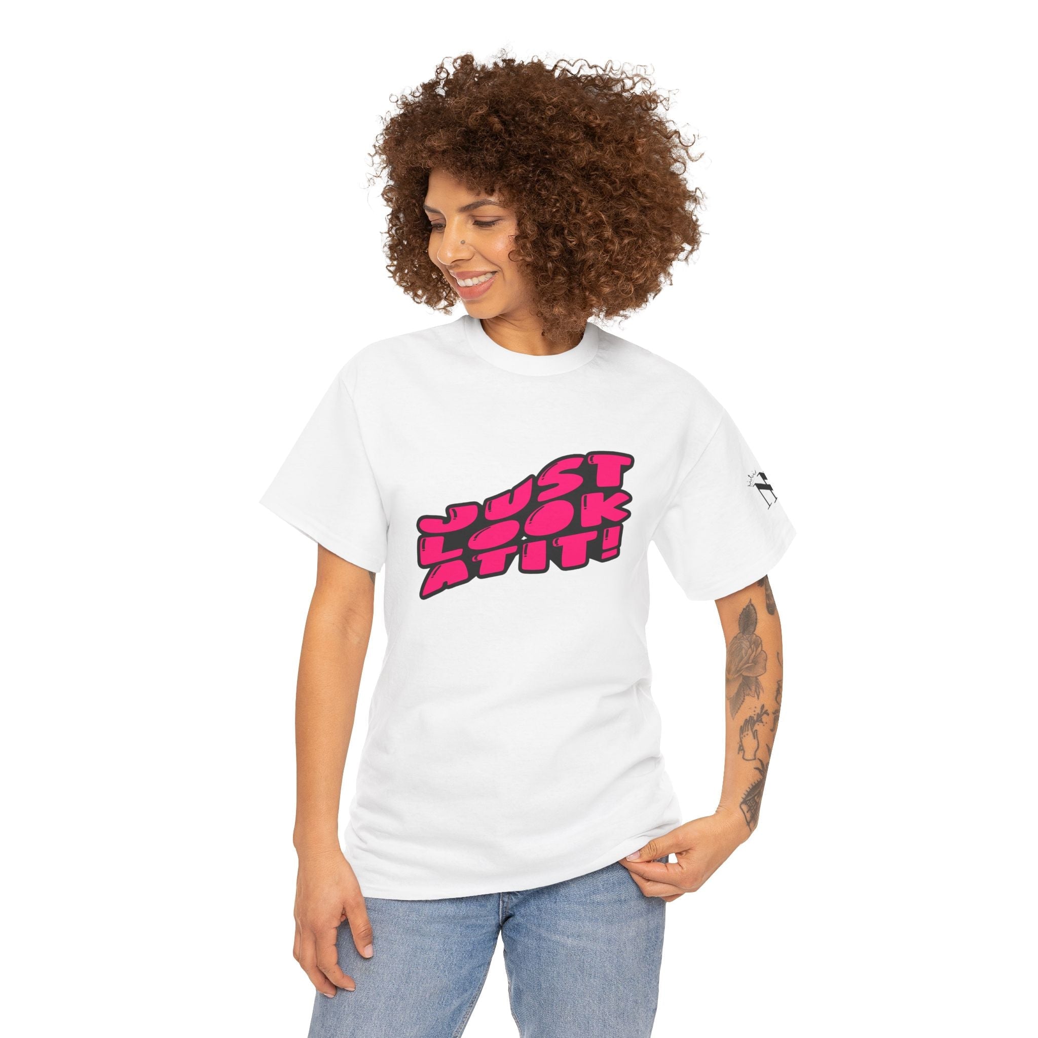Just Look at It! | Mix & Match Cotton Unisex Fun-Flirty Lovers’ T-Shirts