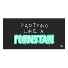 Partying Like a Pornstar | Nectar Napkins XL Fun-Flirty Lovers’ Towels