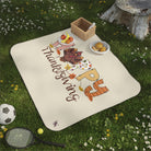 Cute Happy Thanksgiving | Mix Match Fun-Flirty Lovers’ Water-Resistant Blankets