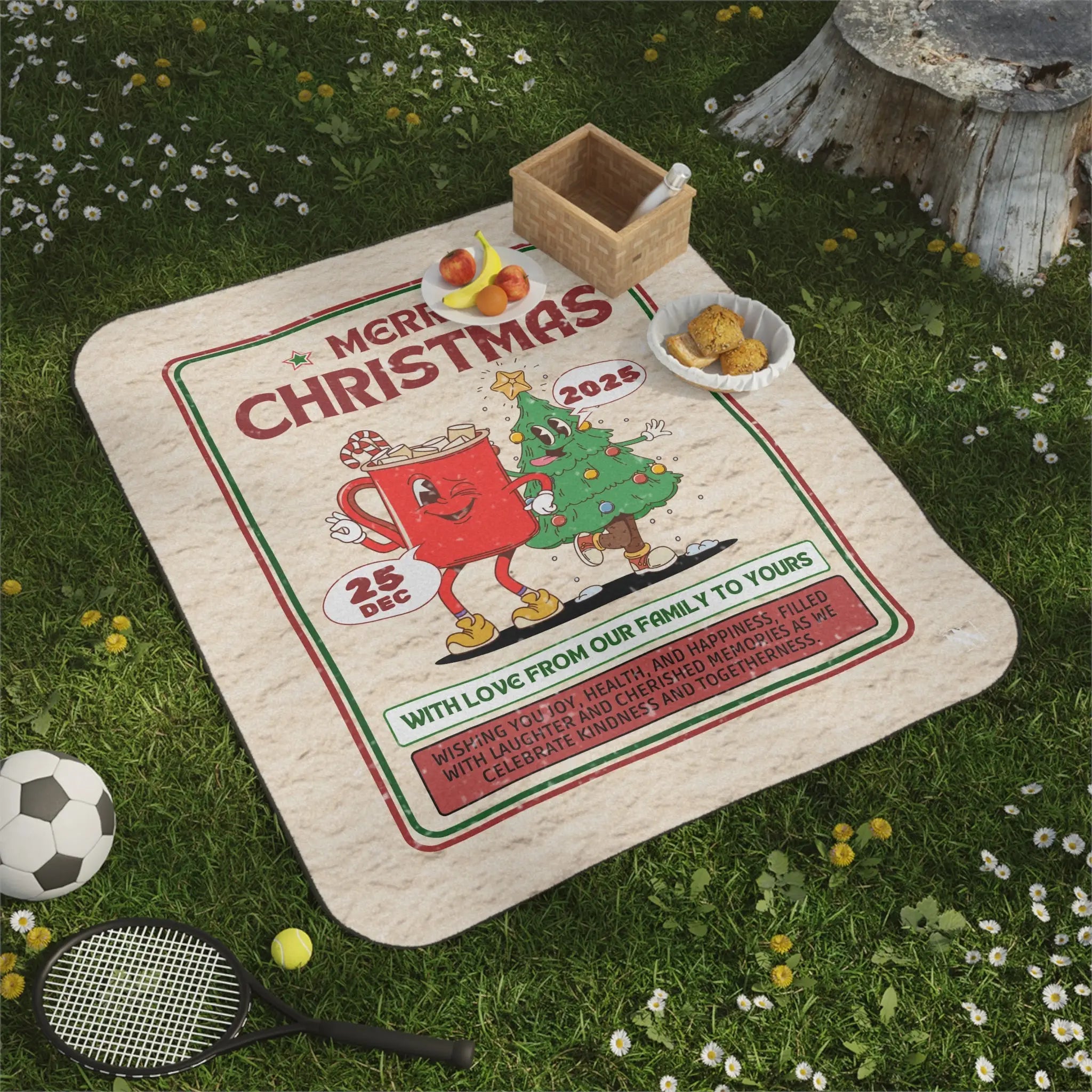 Christmas Card | Mix Match Fun-Flirty Lovers’ Water-Resistant Blankets