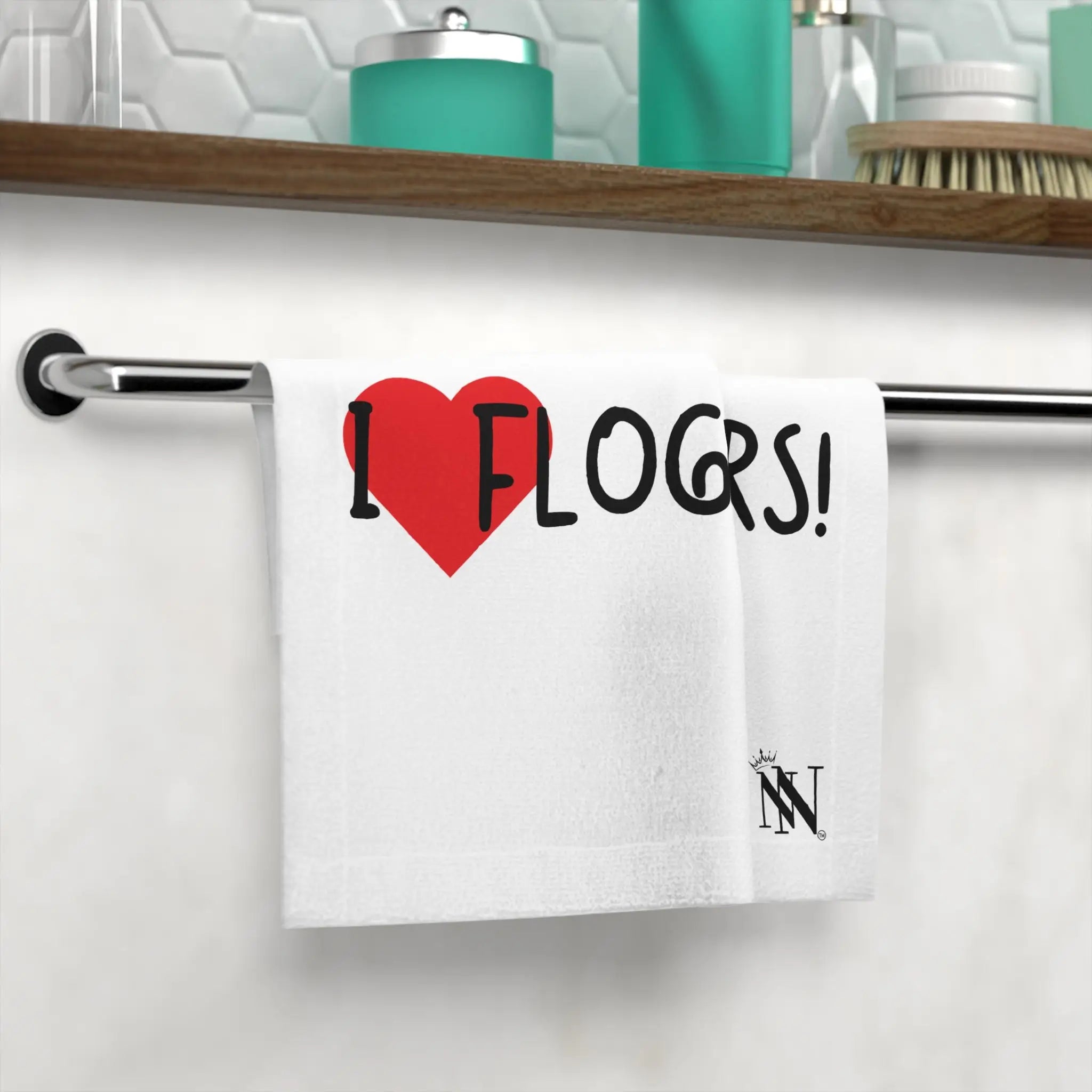 I Love Floggers | Mix & Match Lils’ Fun-Flirty Lovers’ Towels