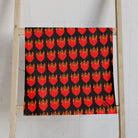 Red Flaming Heart Black Print | Mix & Match Classic Fun-Flirty Lovers’ Towels