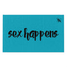 Sex Happens Teal | Mix & Match Soft Fun-Flirty Lovers’ Towels