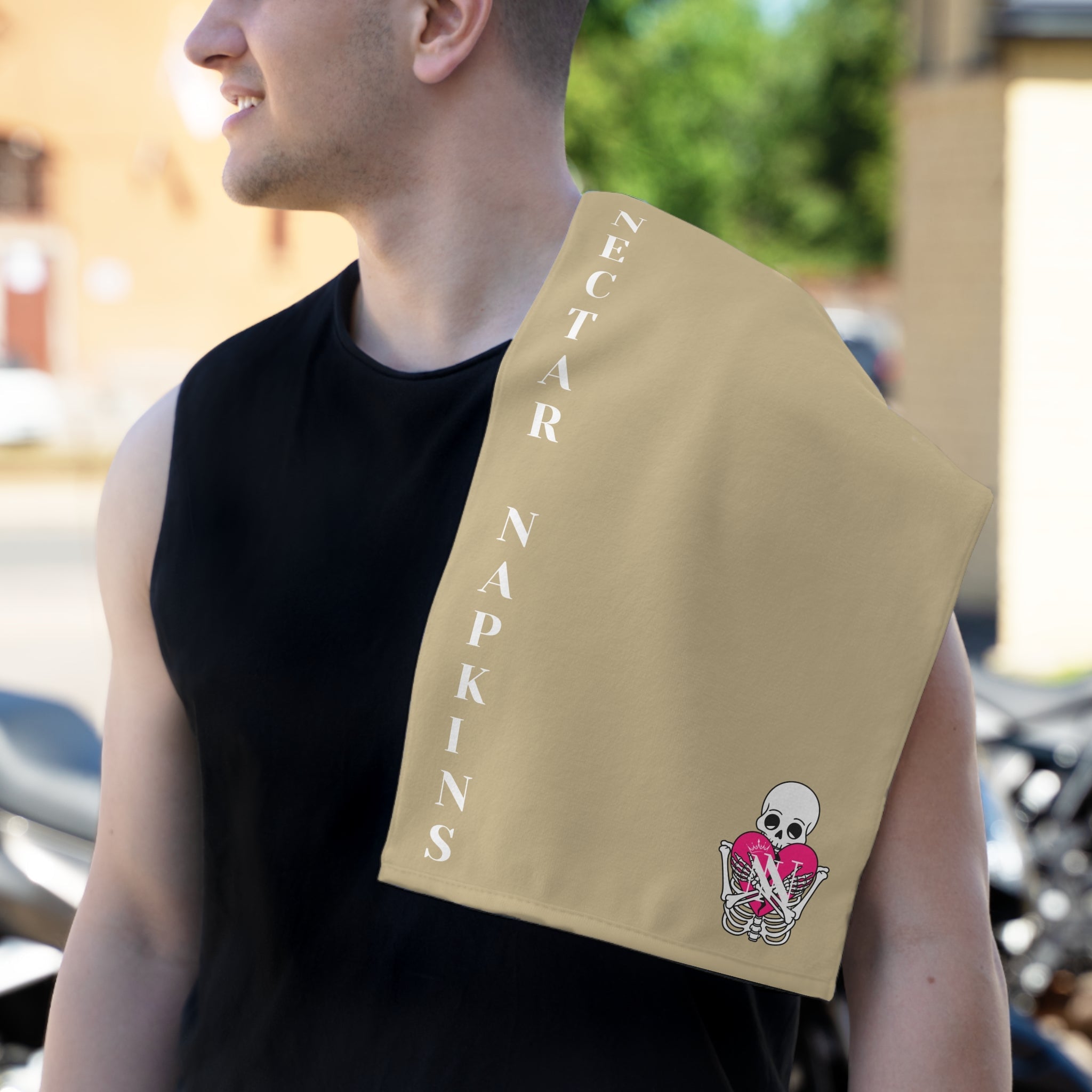Nectar Napkins Brand Gold | Nectar Napkins Fun-Flirty Lovers’ Towels