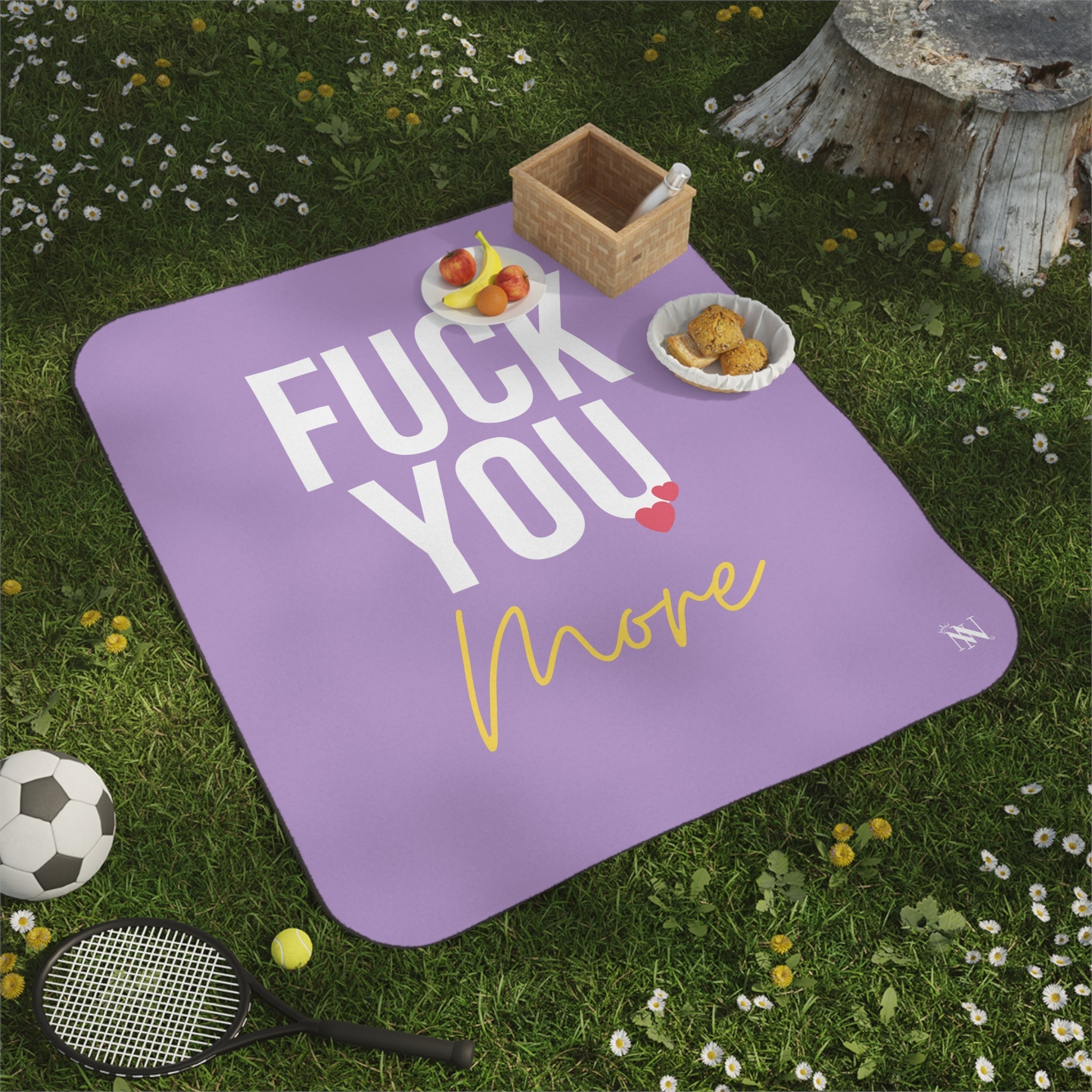Fuck You More | Mix Match Fun-Flirty Lovers’ Water-Resistant Blankets