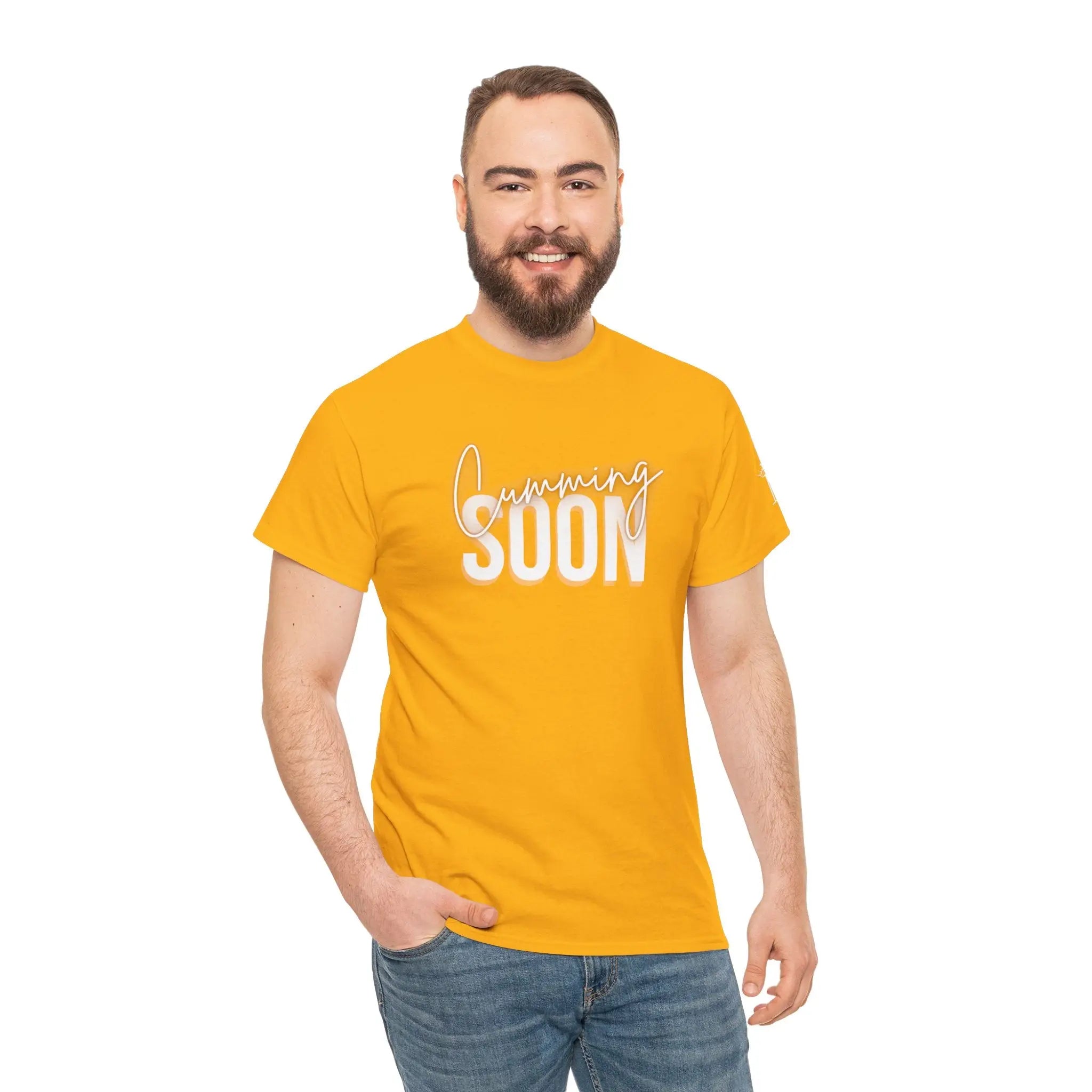 Cumming Soon 24k Gold Print Sex Gifts for Her Graphic T-Shirt