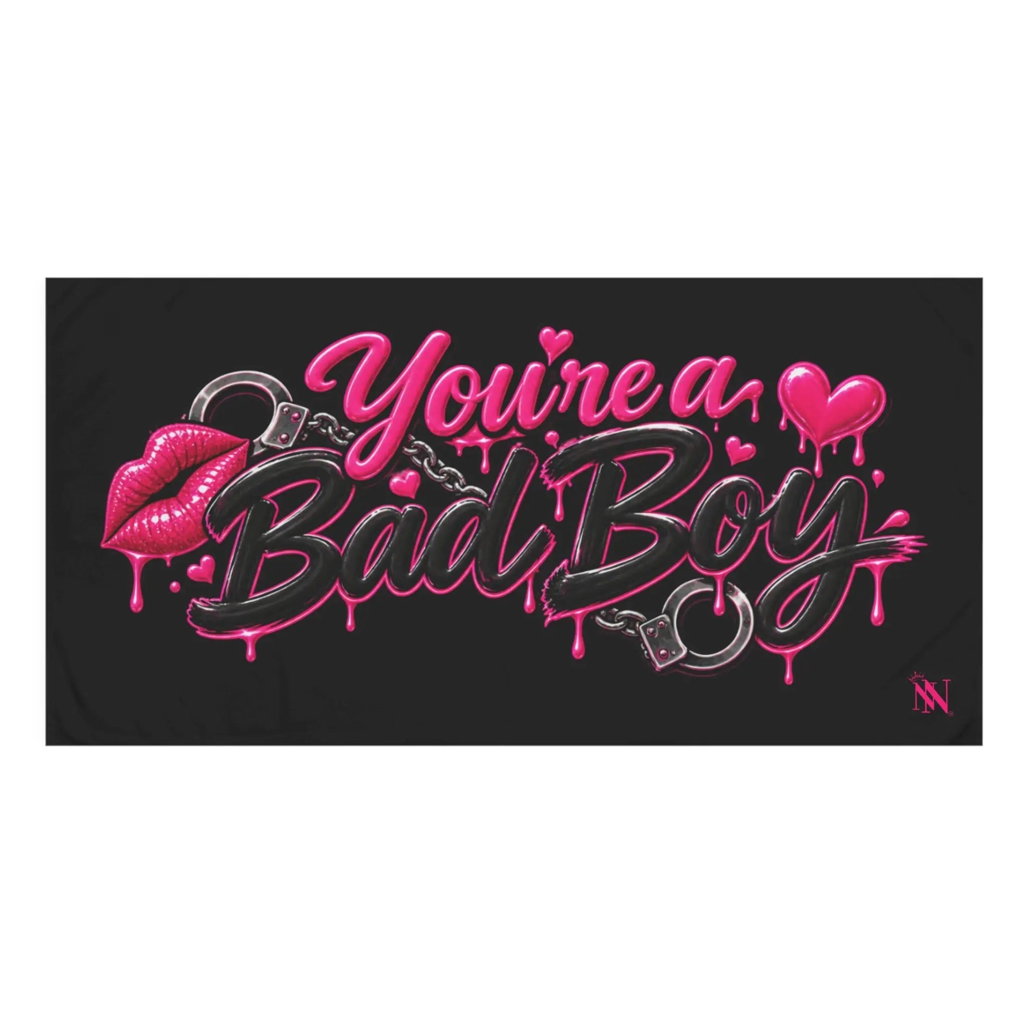 You’re a Bad Boy Sexy | Nectar Napkins XL Fun-Flirty Lovers’ Towels