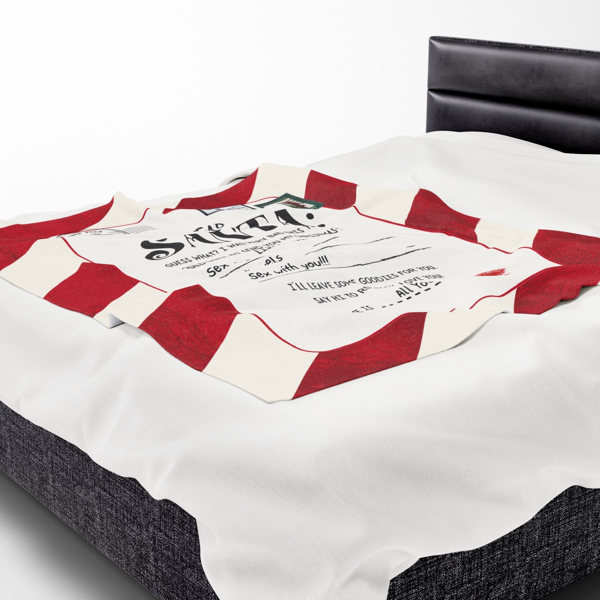 Dear Santa | Mix & Match Soft Fun-Flirty Lovers’ Blankets