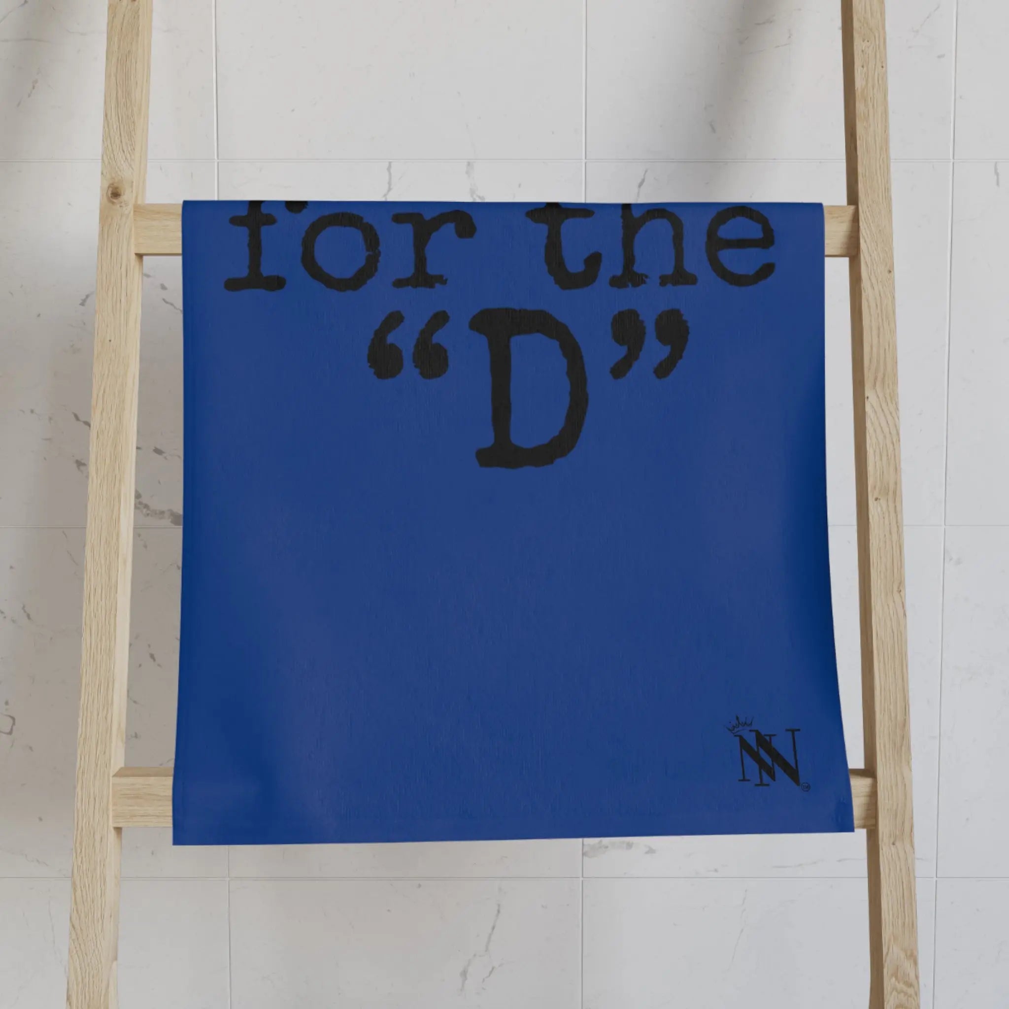 Thanks for the ’D’ Blue | Mix & Match Classic Fun-Flirty Lovers’ Towels