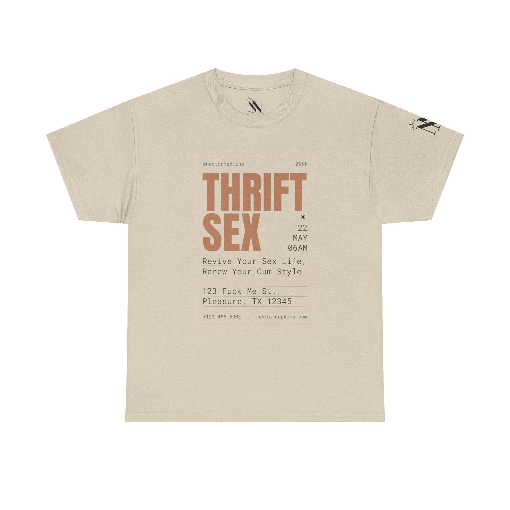 Thrift Sex | Mix & Match 100% Cotton Unisex Fun-Flirty Lovers’ Tees