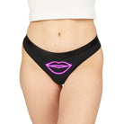 Her Lips Neon Sex Gifts Humor Naughty Women’s Thong