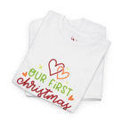 Our First Christmas as Mr. & Mr. | Mix & Match 100% Cotton Unisex Fun-Flirty Lovers’ Tees