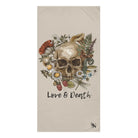 Love & Death Skull Floral | Nectar Napkins XL Fun-Flirty Lovers’ Towels
