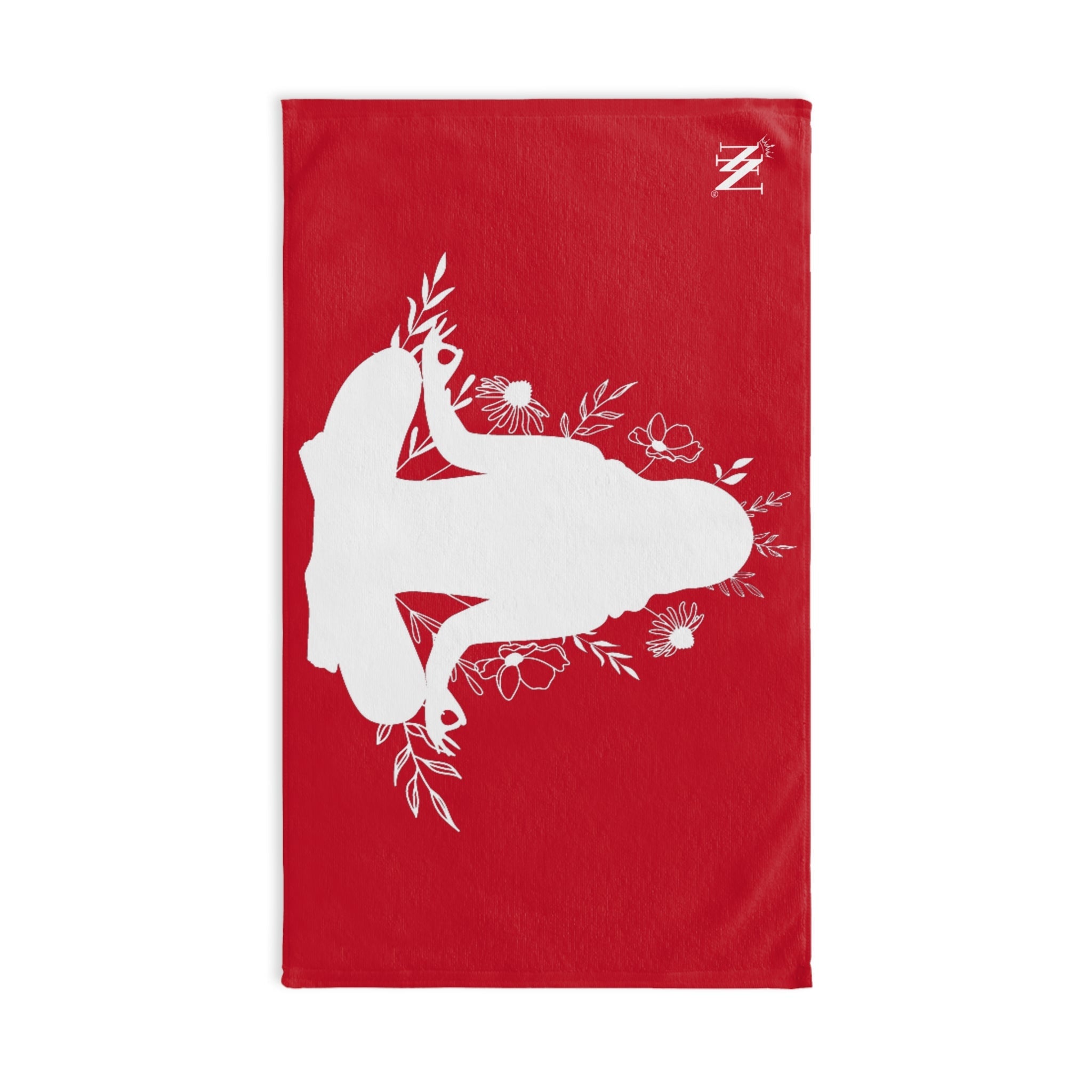 Seated Yoga Meditation Red Cum Towel