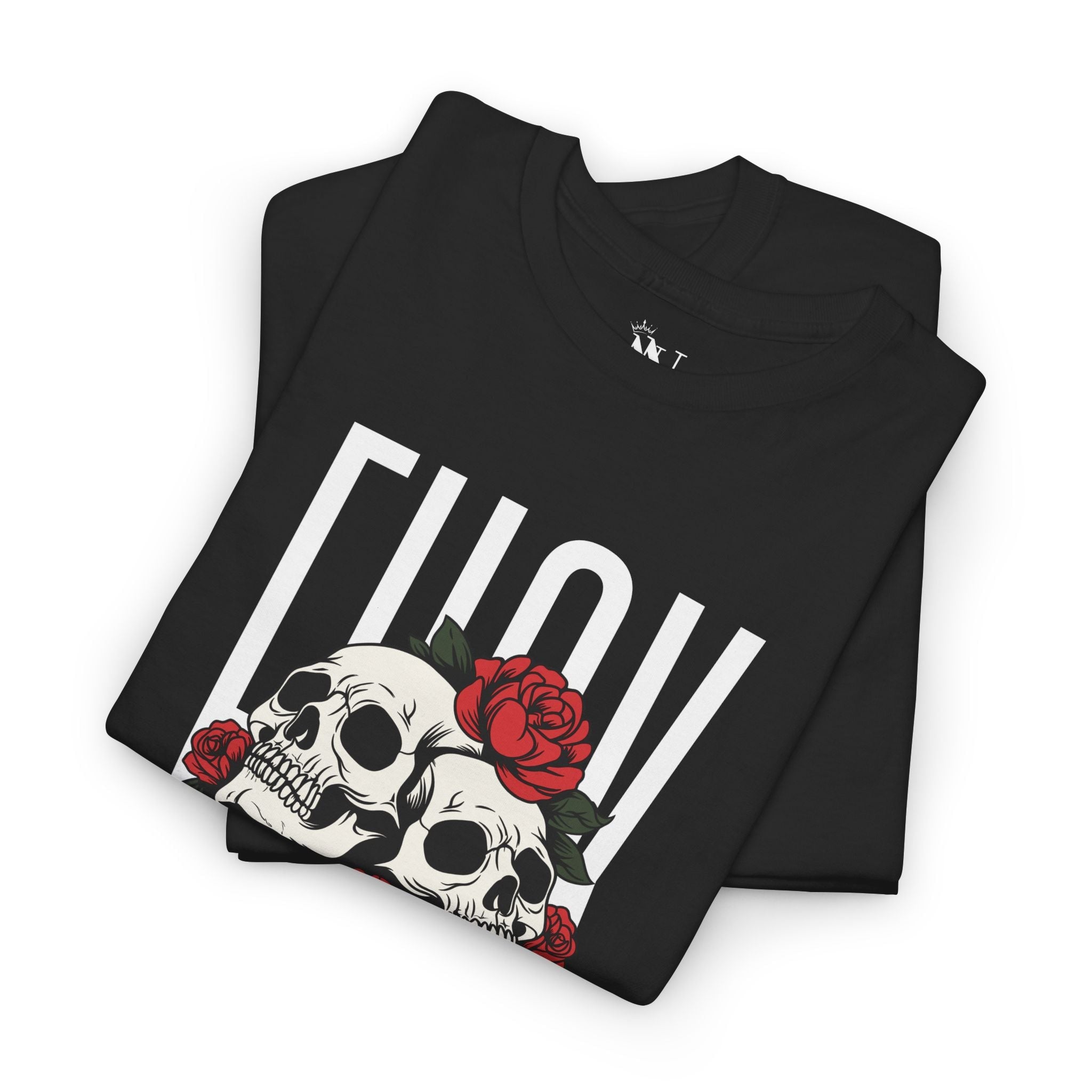 Roses Skulls & Fuck | Mix & Match Cotton Unisex Fun-Flirty Lovers’ T-Shirts