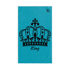Large Crown King Teal | Mix & Match Classic Fun-Flirty Lovers’ Towels