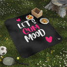 Let’s Cum Mood Hearts Playful Water-Resistant Sex Blanket