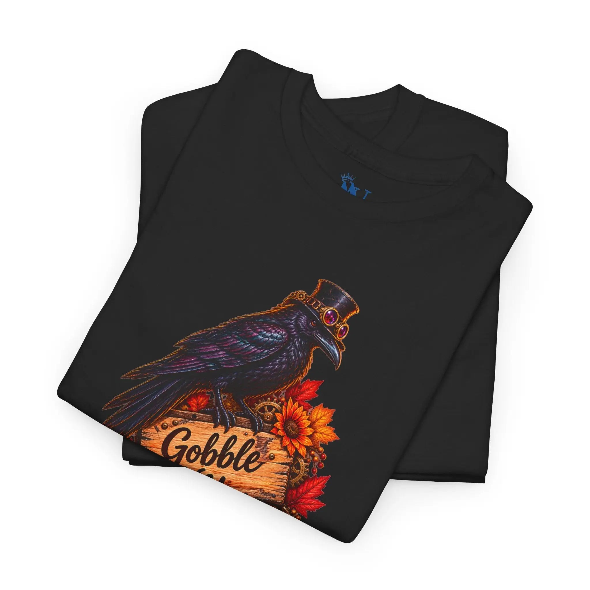 Gobble Til’ You Wobble Crow T-Shirt
