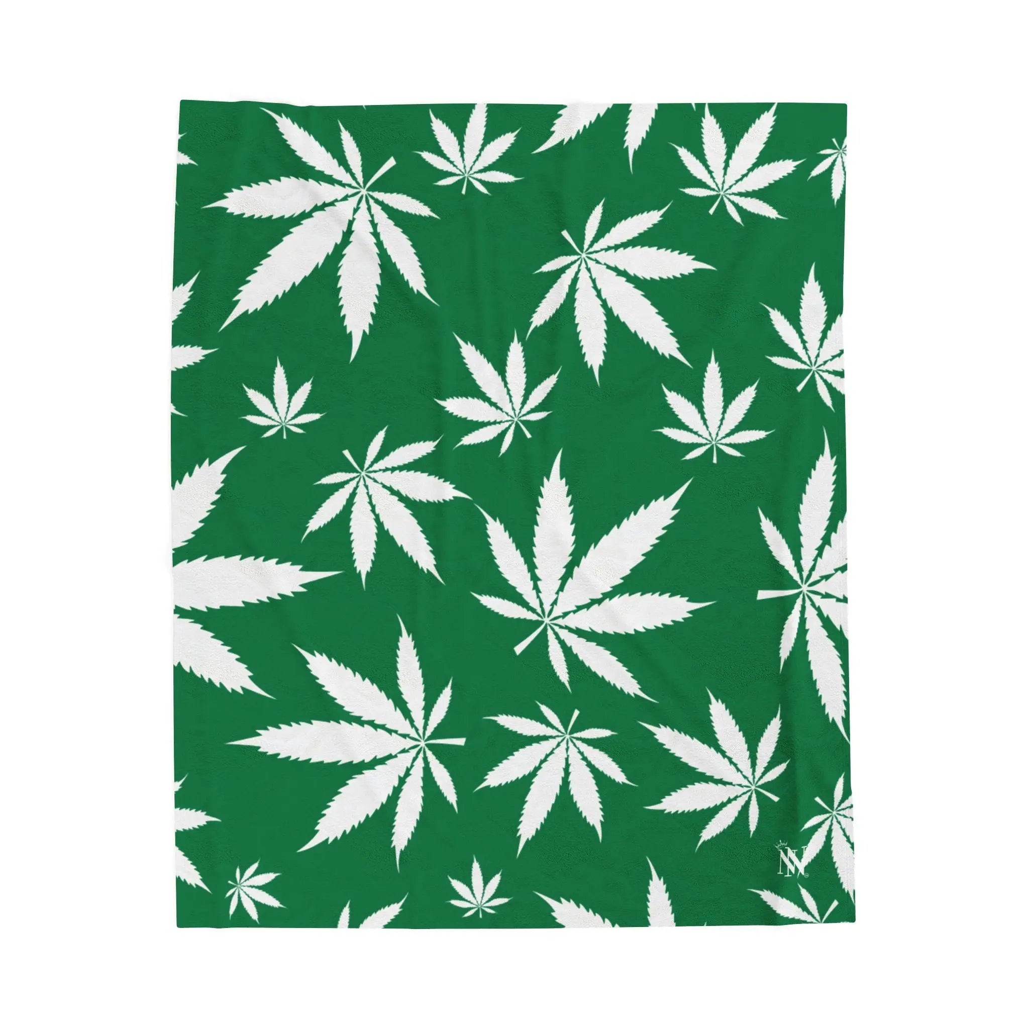 Cannabis Love Green | Mix & Match Fun-Flirty Lovers’ Blankets