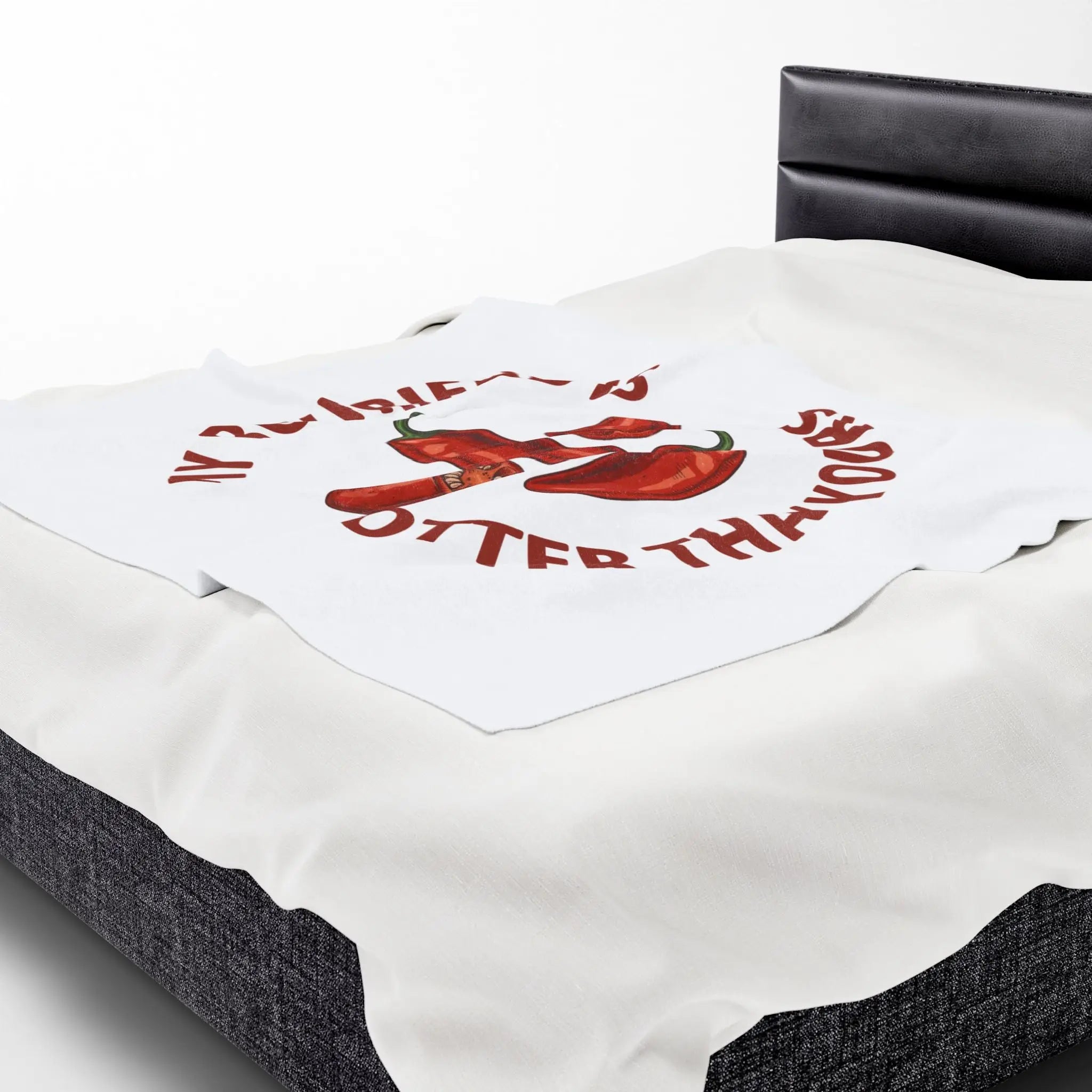 My Boyfriend is Hotter Than Yours Pepper | Mix & Match Soft Fun-Flirty Lovers’ Blankets