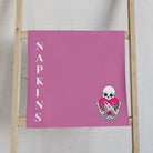 Nectar Napkins Brand Soft Pink | Nectar Napkins Classic Fun-Flirty Lovers’ Towels