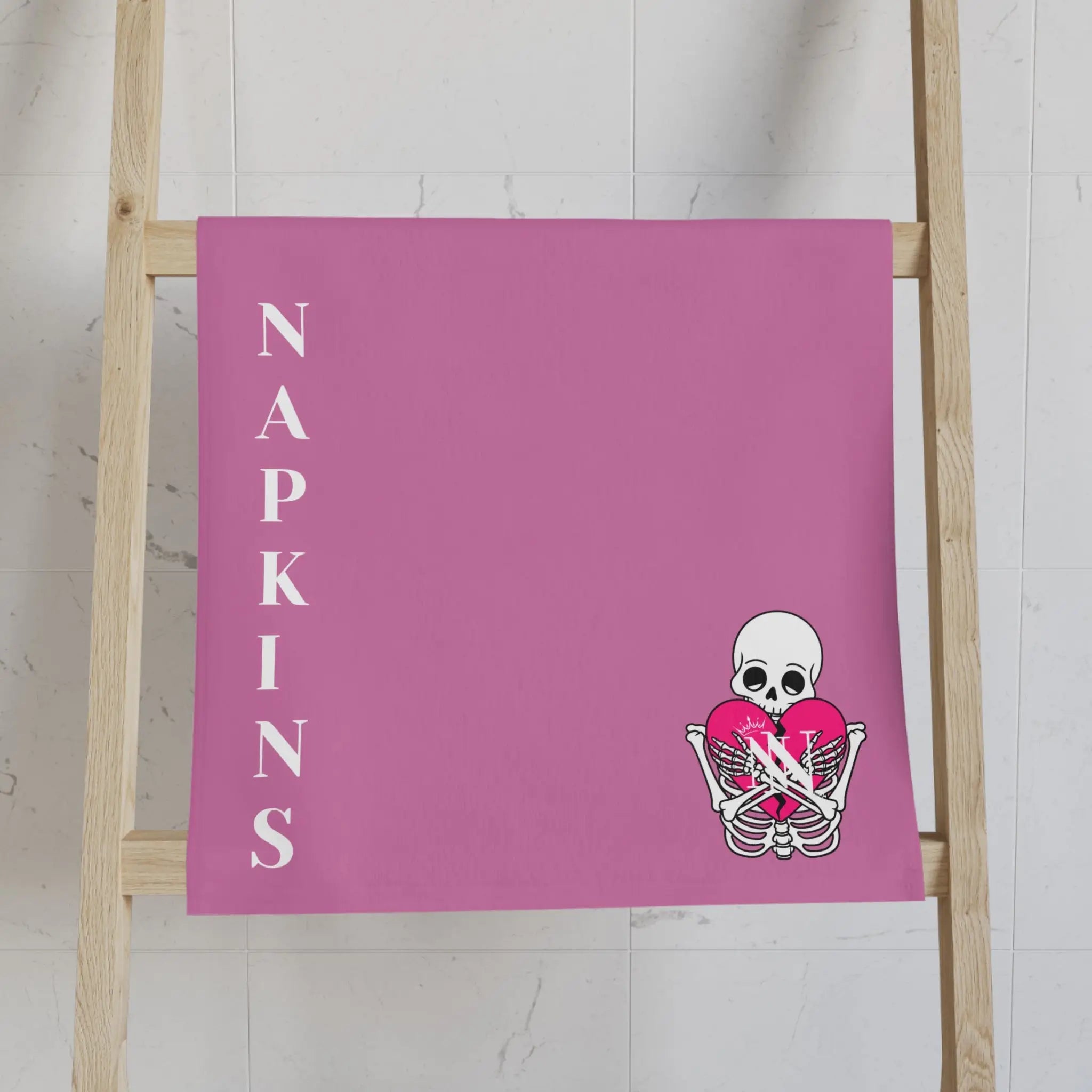Nectar Napkins Brand Soft Pink | Nectar Napkins Classic Fun-Flirty Lovers’ Towels