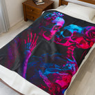 El Día de los Muertos Skeletons | Mix & Match Velveteen Fun-Flirty Lovers’ Blankets