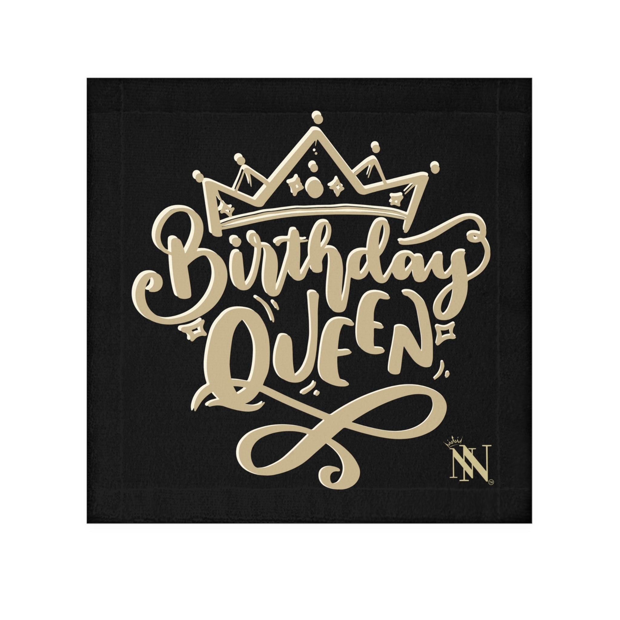 Gold Crown Birthday Queen | Mix & Match Lils’ Fun-Flirty Lovers’ Towels