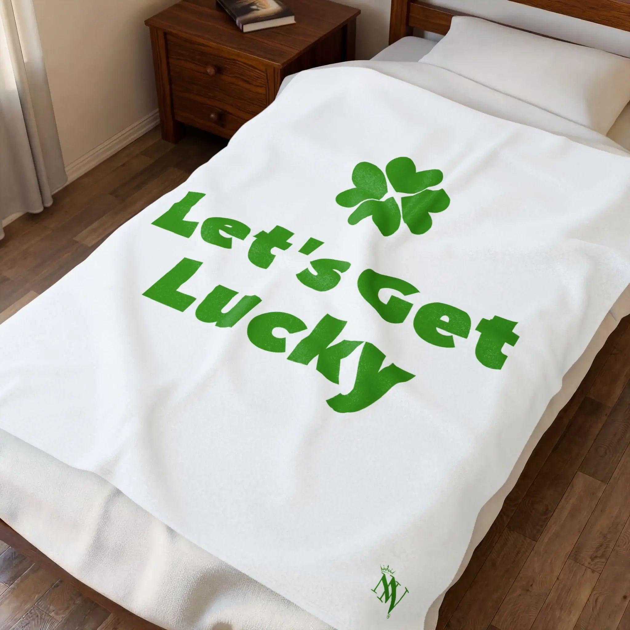 Let’s Get Lucky St. Patrick’s Day | Mix & Match Soft Fun-Flirty Lovers’ Blankets