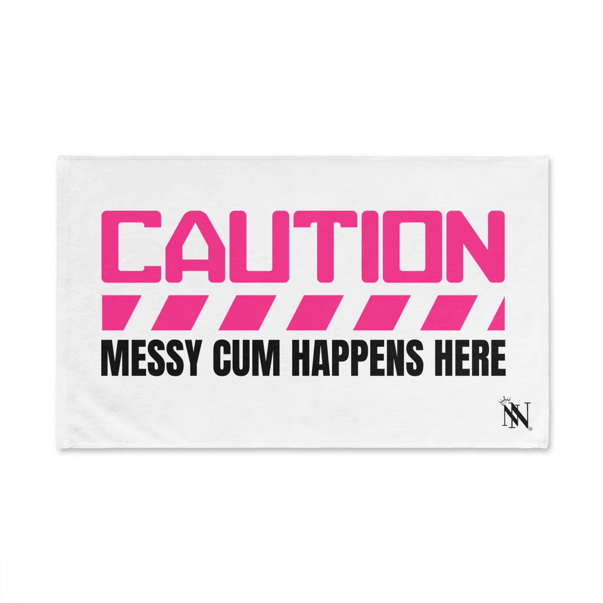 Caution: Messy Cum Happens Here | Mix & Match Original Fun-Flirty Lovers’ Towels