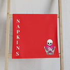 Nectar Napkins Brand Bright Red | Nectar Napkins Classic Fun-Flirty Lovers’ Towels