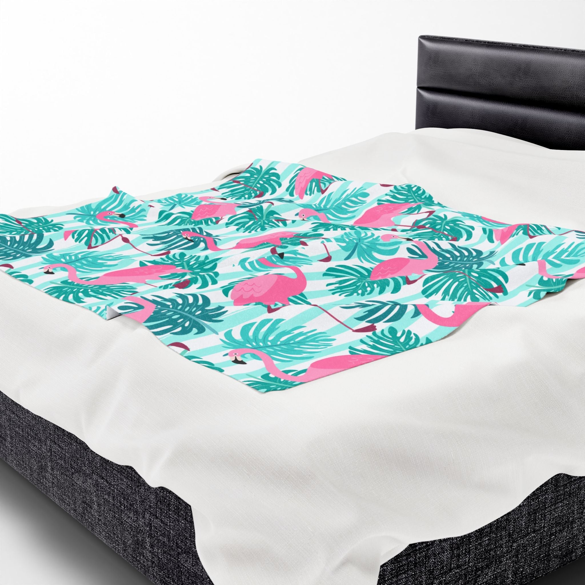 Pink Flamingo Hawaiian Shirt | Mix & Match Soft Fun-Flirty Lovers’ Blankets