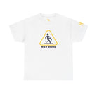 Caution: Wet Zone | Mix & Match Cotton Unisex Fun-Flirty Lovers’ T-Shirts