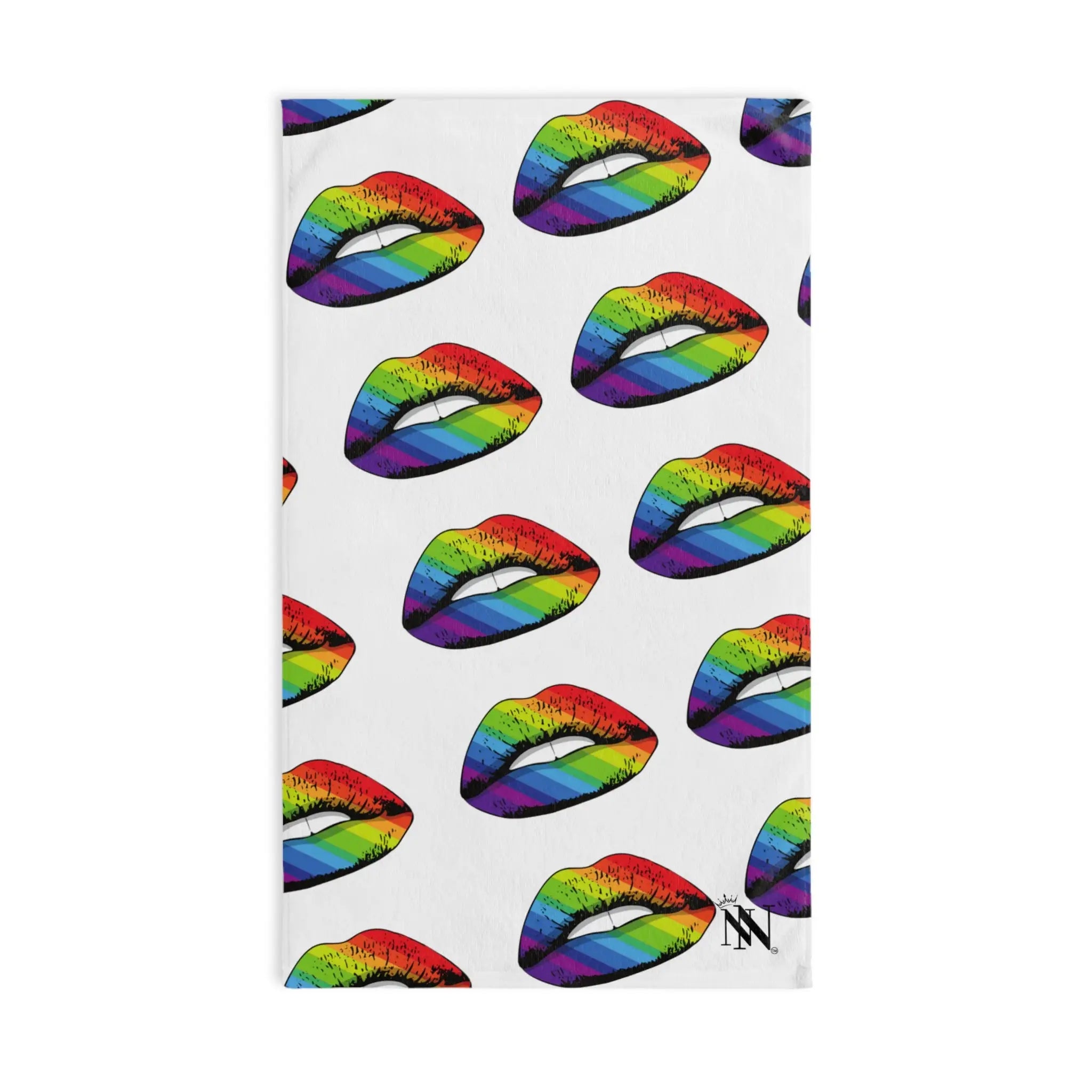Rainbow Lips Patterned | Mix & Match Classic Fun-Flirty Lovers’ Towels