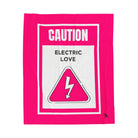 Caution Electric Love | Mix & Match Soft Fun-Flirty Lovers’ Blankets