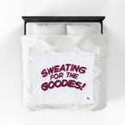 Sweating for the Goodies! Emoji | Nectar Napkins Fun-Flirty Lovers’ Blankets