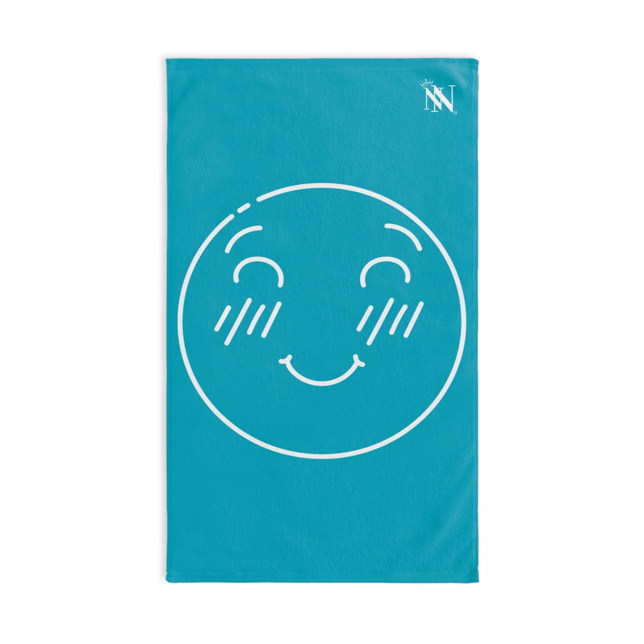 Yes Emoji Teal Cum Towel