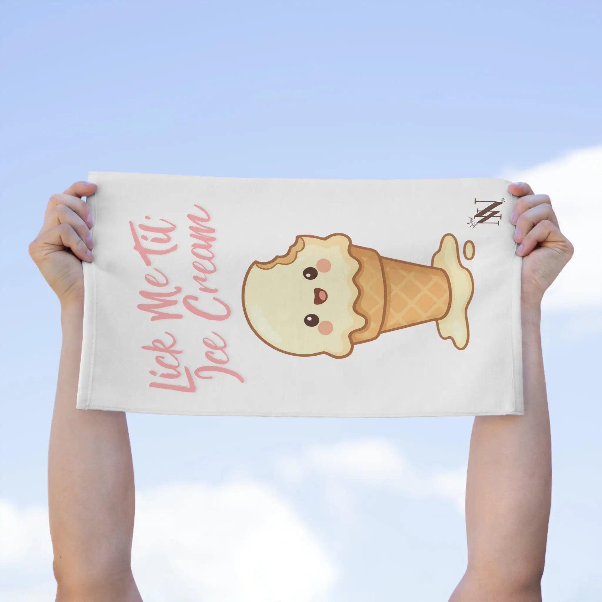 Lick Me Til’ Ice Cream | Nectar Napkins Fun-Flirty Lovers’ Towels