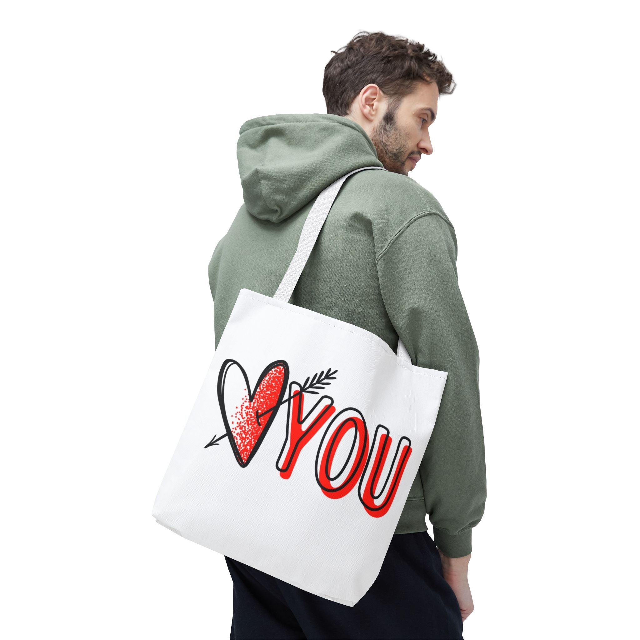 Heart Arrow You Tote Bag