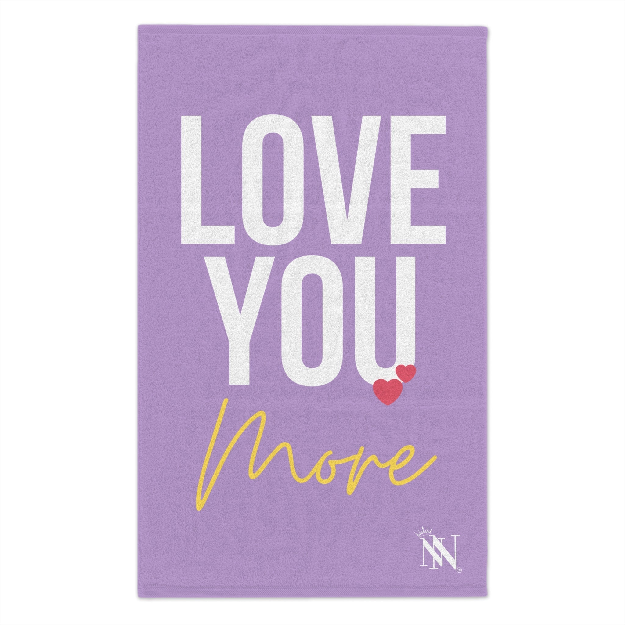 Love You More | Mix & Match Soft Fun-Flirty Lovers’ Towels