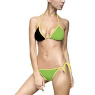 Green & Black Strappy | Mix & Match Fun-Flirty Lovers’ String Bikinis