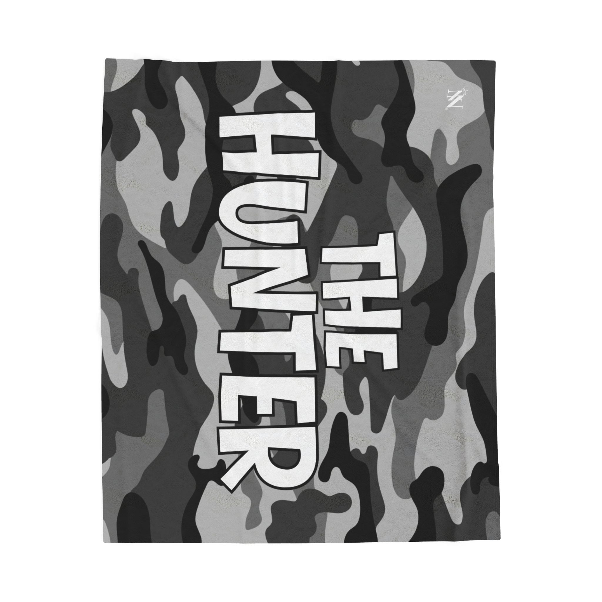 The Hunter Grey Camo Blanket